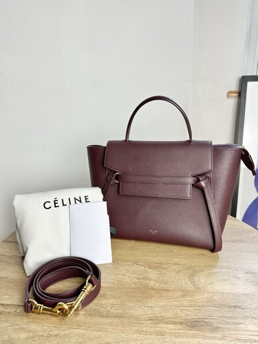 Celine leather micro belt bag - celine,