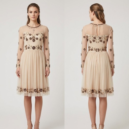Frock and frill beaded sequin