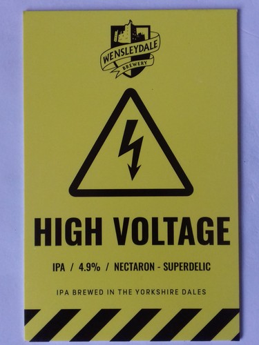 Wensleydale brewery pump clip - wensleydale,