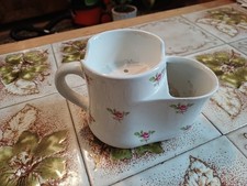 Vintage Burleigh Floral Shaving Scuttle