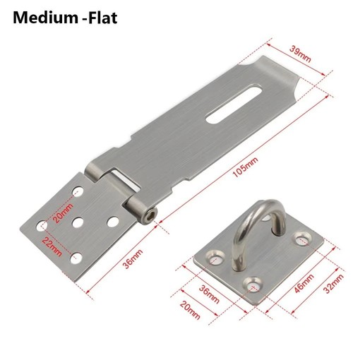 Padlock hasp and staple pack - and, staple,pack
