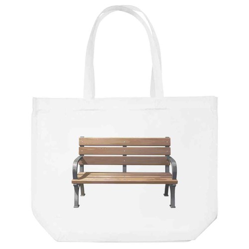 Garden bench shopping tote - bench',