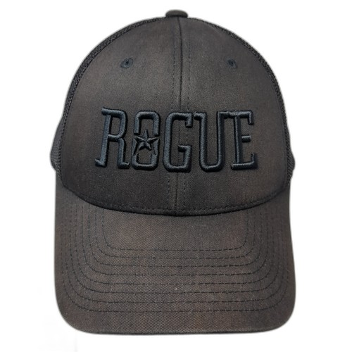 Rogue fitted trucker hat - fitted, black