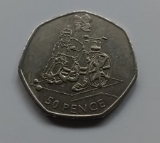 LONDON 2012 OLYMPICS  50p COIN - BOCCIA - CIRCULATED