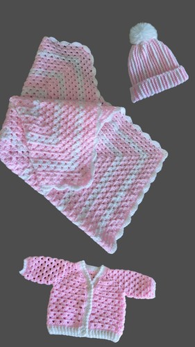 Hand crocheted pink - hand,