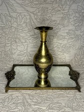 Brass ornate vase