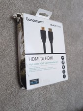 SANDSTROM BLACK SERIES HDMI to HDMI High Speed Cable With Ethernet 3m 18Gbp Open