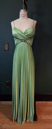 Y2k prom green - prom, back