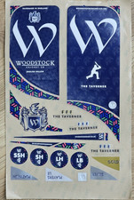 Woodstock Embossed Cricket Bat Sticker "The Taverner"