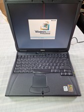 Vtg Dell Latitude C600 Pp01L Pentium III Laptop Power On Tested Only Read Descri
