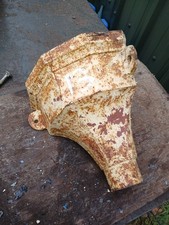 Old Vintage Cast Iron Gutter