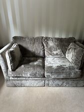 Laura Ashley Grey Sofa Hardly Used 2 Seater Plush Fabric