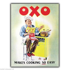 SIGN METAL WALL PLAQUE OXO