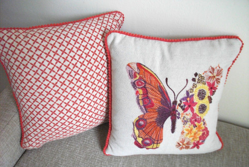 Butterfly cushions x2 - m, &
