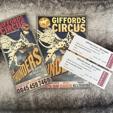 Giffords Circus The Thunder’s 2014 Show Programme Flyer And Tickets