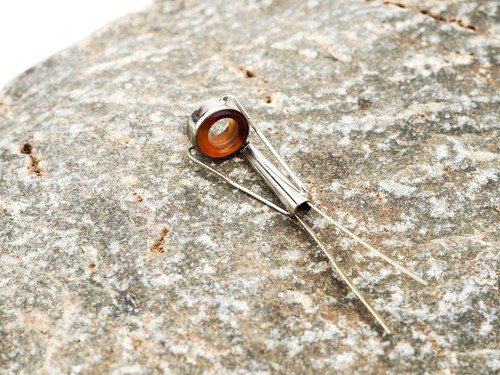 New red agate rod tip - red,