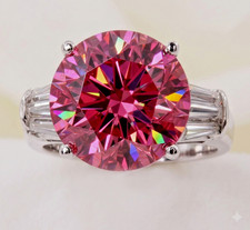 RARE 9.95 Ct Certified Pink