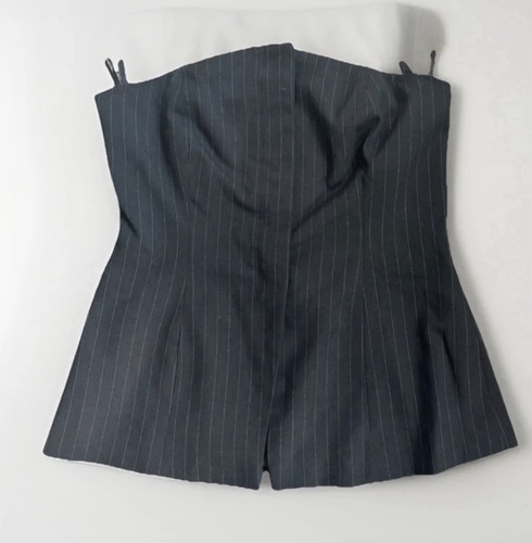 Size pinstripe boobtube top - 12,