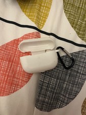 Soft Silicone Case with Keychain For AirPods Pro