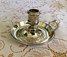 Vintage Silver Plate Candlestick Wee Willie Winkie Candleholder Grenadier