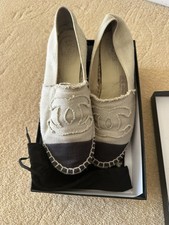 Chanel Espadrilles Beige And Black - Size 39
