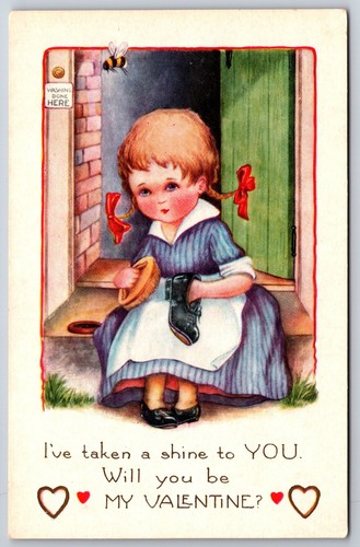 Valentine bumble bee - valentine~bumble,