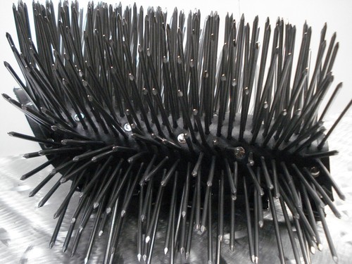 Giant nailed leather gauntlet - nailed,