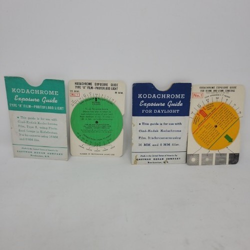 Kodachrome exposure guide - exposure,