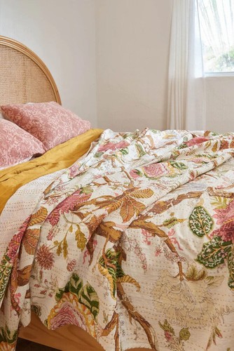 Indian handmade cotton kantha - indian,