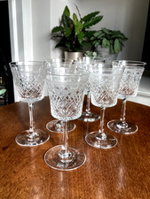 Set of 6 Pall Mall Lady Hamilton sherry/ port glasses 4 1/4 inches tall.