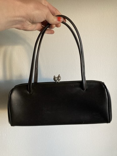 Vintage dark brown faux