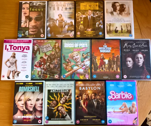 Margot robbie 13x dvd - margot,