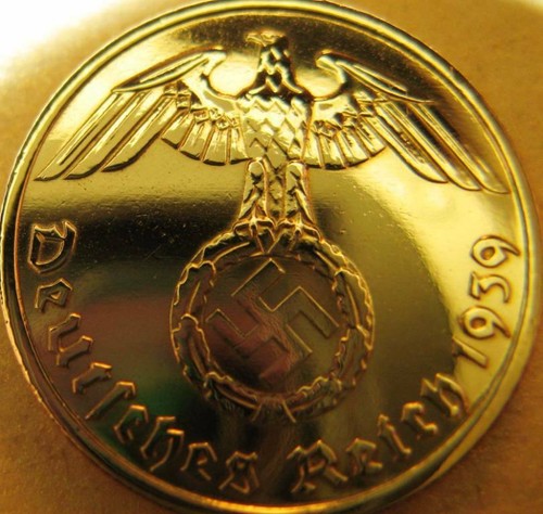 Old germany reichspfennig - germany, 5