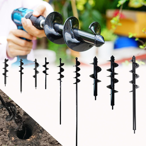 Auger drill bits for planting - for,