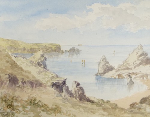 Original watercolour rocky - original, 'rocky