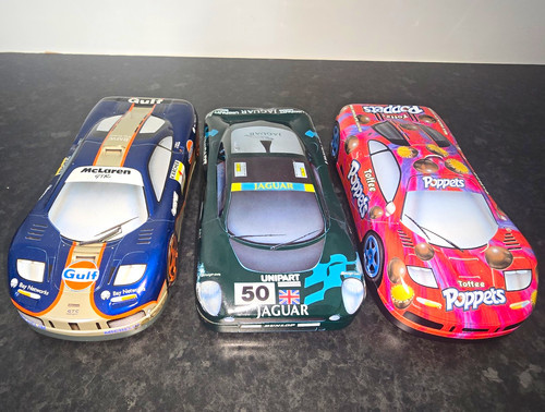 Vintage collectable car - car, tins