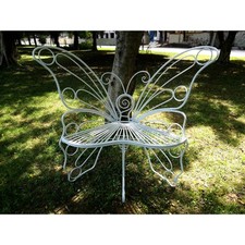 White Metal Outdoor Garden