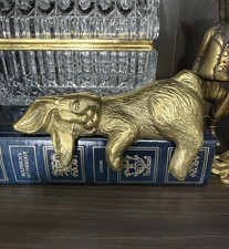 VTG Solid Brass Sleeping Bunny