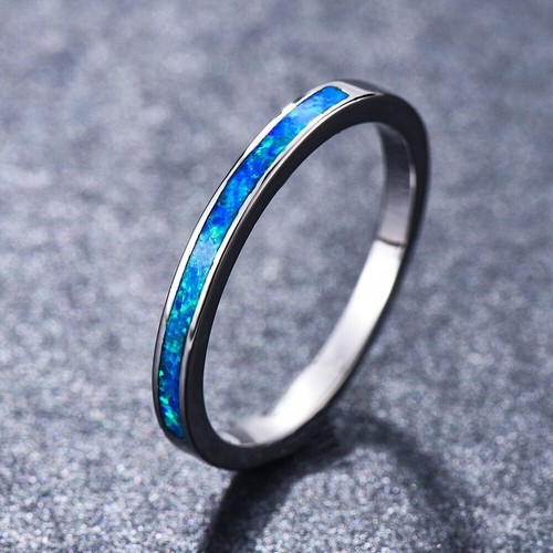Blue australian crystal - australian, ring
