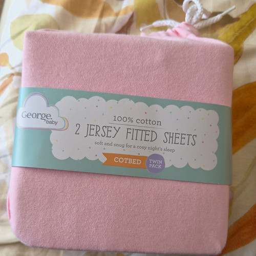 George baby pink cotton jersey - pink,