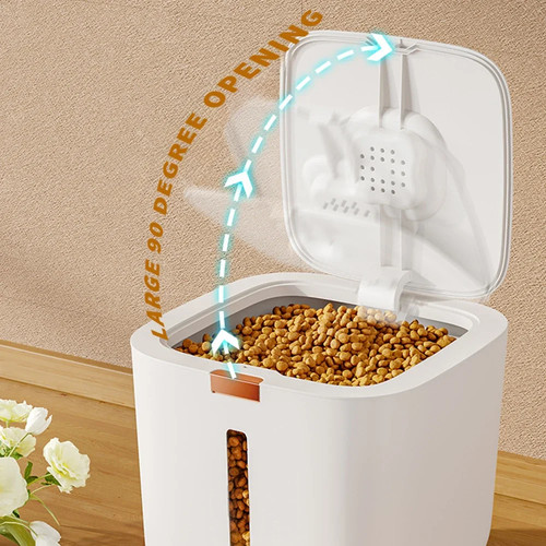 Pet food storage barrel - food, large