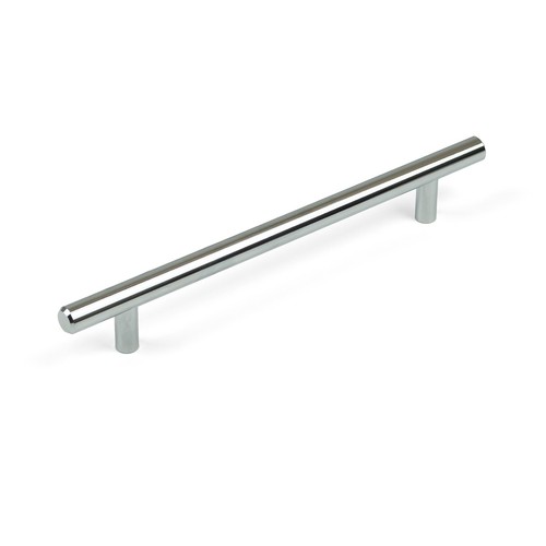 Polished chrome cabinet bar - polished,
