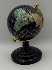 Vintage Lapis Globe Crafted