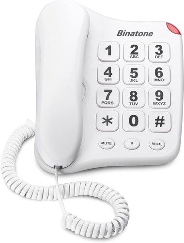 Binatone big button 110 corded - button,
