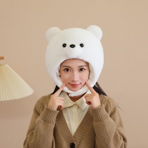 Party panda plush hat animal - hat,