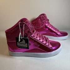 Pink Pastry "Pop Tart" Glitter High Top Dance Sneaker Size 5.5