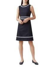 Hobbs Melonie Dress Navy Blue