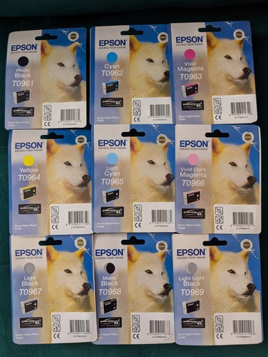 Genuine epson t0961 t0969 - epson, t0961-t0969