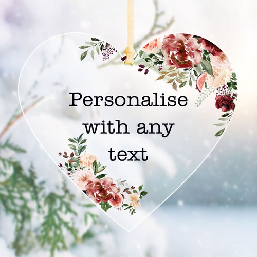 Personalised acrylic plaque - acrylic,