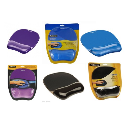 Fellowes crystal gel mouse mat - fellowes,